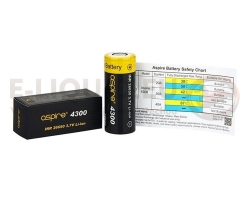 Baterie Aspire INR 26650 4300mAh 40A