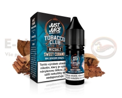 Just Juice Salt 10ml -Tobacco Sweet Cubano (Kubánský doutníkový tabák) - 20mg