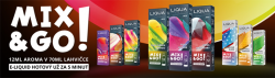 Liqua - Příchuť Mix & Go 10ml - Bright Tobacco (Virginská tabáková směs) Liqua - Příchuť Mix & Go 10ml - Bright Tobacco (Virginská tabáková směs)
