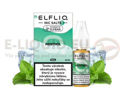 ELFLIQ 10ml - Nic SALT Menthol