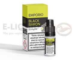 Emporio Salt 10ml - BLACK BARON - 20mg /10ml (Černý rybíz s karamelem a tabákem)