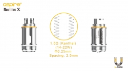 Žhavící hlava aSpire Nautilus X Žhavící hlava aSpire Nautilus X