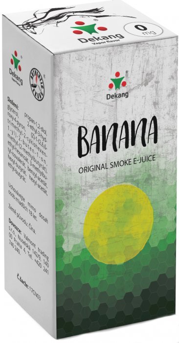 Dekang Classic - Banán (Banana) - 10ml Síla nikotinu 18mg/ml