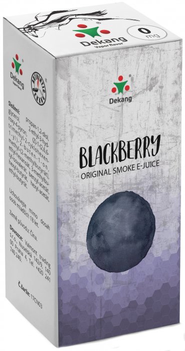 Dekang Classic - Ostružina (Blackberry) - 10ml Síla nikotinu 0mg