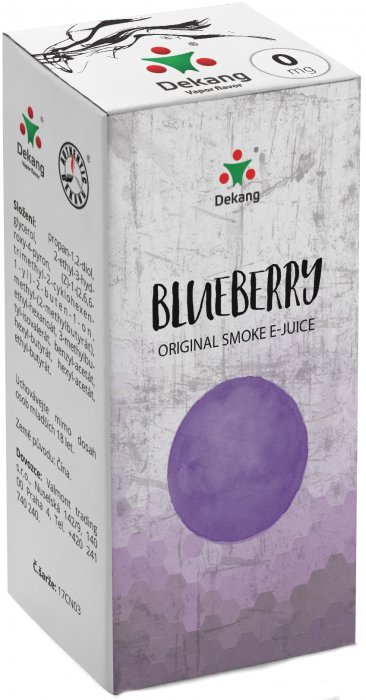 Dekang Classic - Borůvka (Blueberry) - 10ml Síla nikotinu 11mg/m