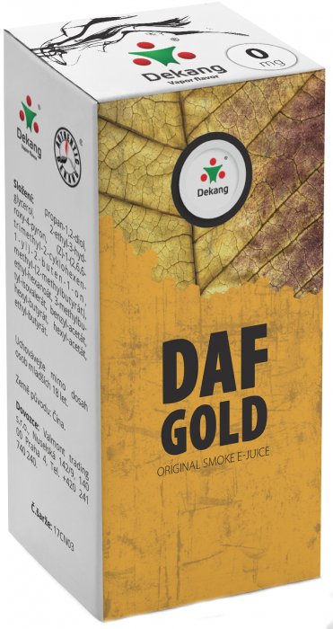 Dekang Classic - DAF Gold 10ml síla nikotinu 0mg/ml