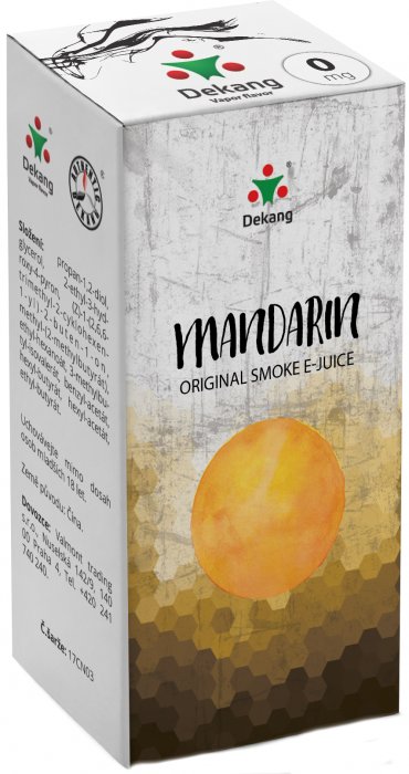 Dekang Classic - Mandarinka (Mandarin) - 10ml Síla nikotinu 18mg