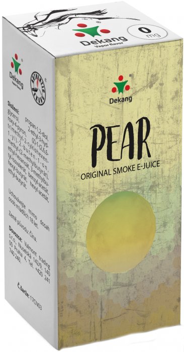 Dekang Classic - Hruška (Pear) - 10ml Síla nikotinu 0mg/ml