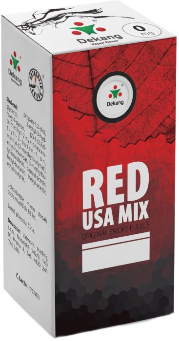 Dekang Classic - Red USA mix - 10ml Síla nikotinu 18mg/ml