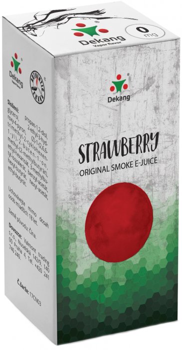 Dekang Classic - Jahoda (Strawberry) - 10ml Síla nikotinu 0mg/ml