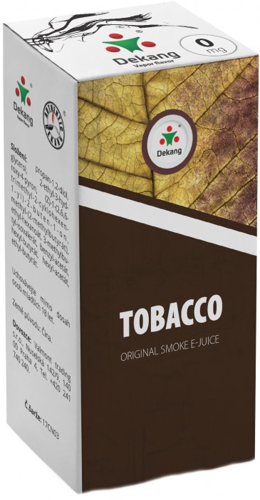 Dekang Classic - Tobacco - 10ml Síla nikotinu 0mg/ml
