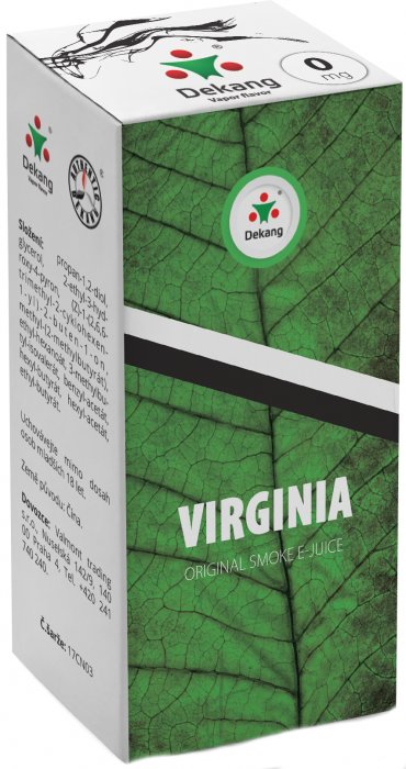 Dekang Classic - Virginia - 10ml Síla nikotinu 18mg/ml