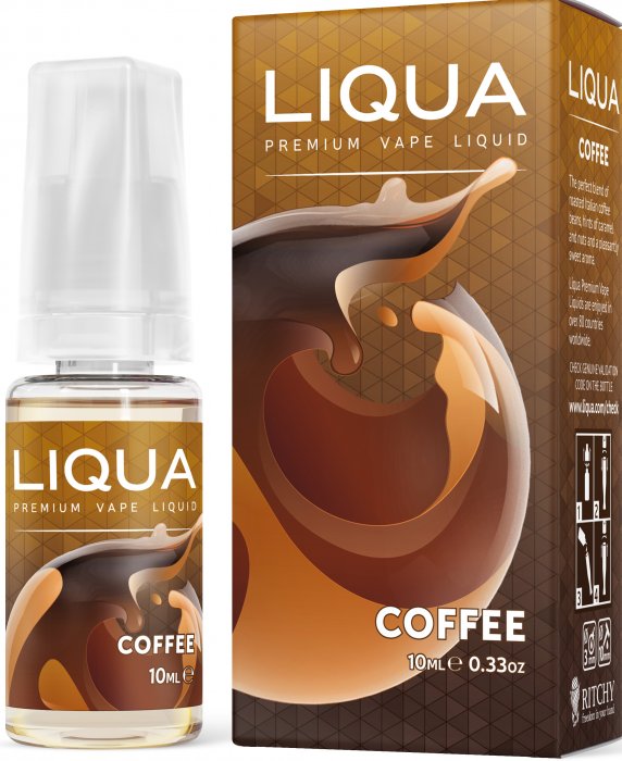 LIQUA Elements - Coffee (Káva) 10ml Síla nikotinu 18mg/ml