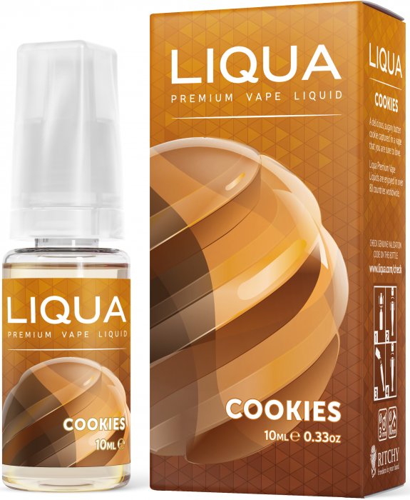 LIQUA Elements - Cookies (Sušenka) 10ml Síla nikotinu 3mg/ml