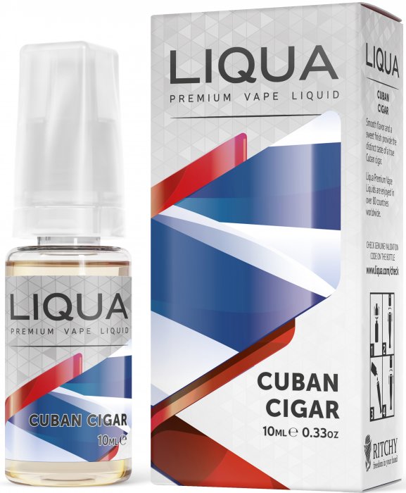 LIQUA Elements - Cuban Cigar (Kubánský doutník) 10ml Síla nikoti