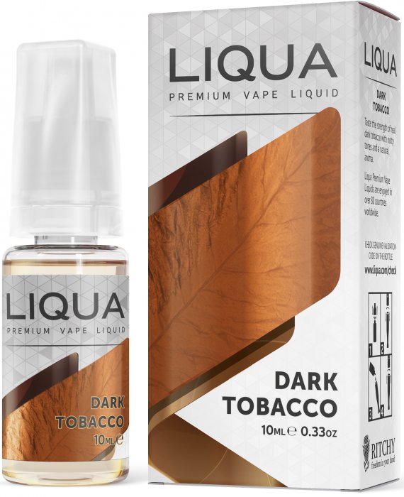 LIQUA Elements - Dark Tobacco (Tmavý tabák) 10ml Síla nikotinu 0