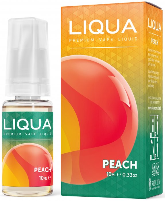 LIQUA Elements - Peach (Broskev) 10ml Síla nikotinu 12mg/ml