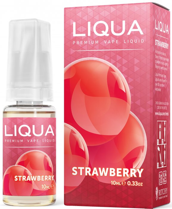 LIQUA Elements - Strawberry (Jahoda) 10ml Síla nikotinu 0mg/ml