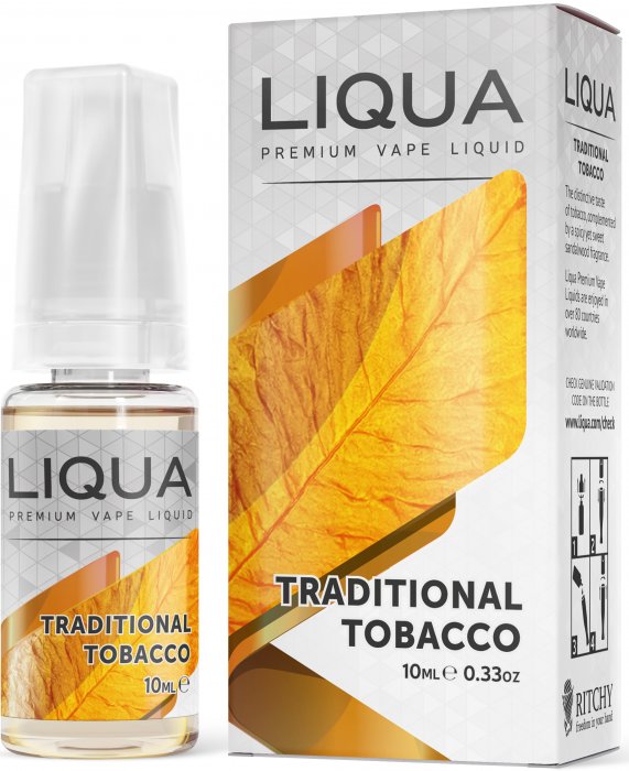 LIQUA Elements - Traditional Tobacco (Tradiční tabák) 10ml Síla