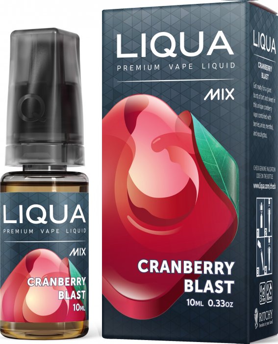 LIQUA Mix - Cranberry Blast (Chladivé brusinky) 10ml Síla nikoti