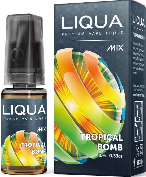 LIQUA Mix - Tropical Bomb (Tropická bomba) 10ml Síla nikotinu 3m