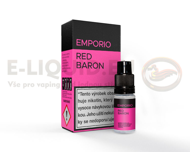 EMPORIO - Red Baron 10ml Obsah nikotinu 6mg/ml