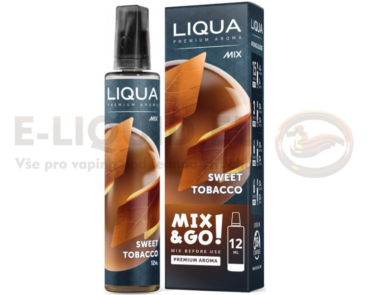 Liqua - Příchuť Mix & Go 12ml - Sweet Tobacco (Sladký tabák)