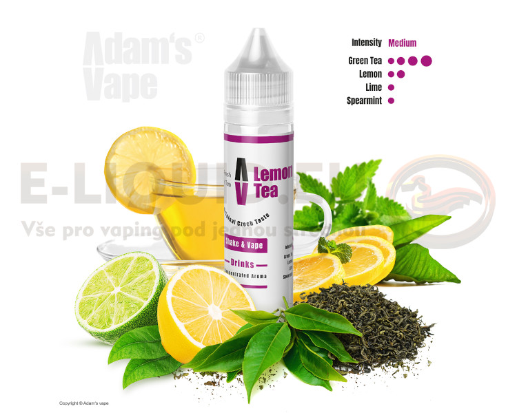 Adams Vape - Příchuť Shake & Vape 12ml - Lemon Tea