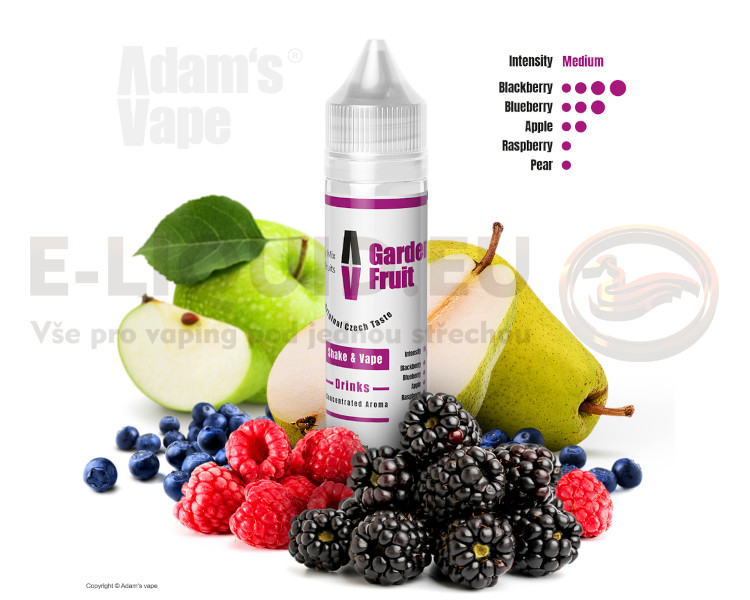 Adams Vape - Příchuť Shake & Vape 12ml - Garden Fruit