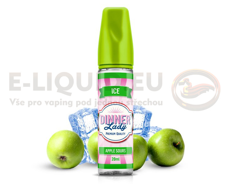 Dinner Lady - Ice - Příchuť Shake & Vape 20ml - Apple Sours