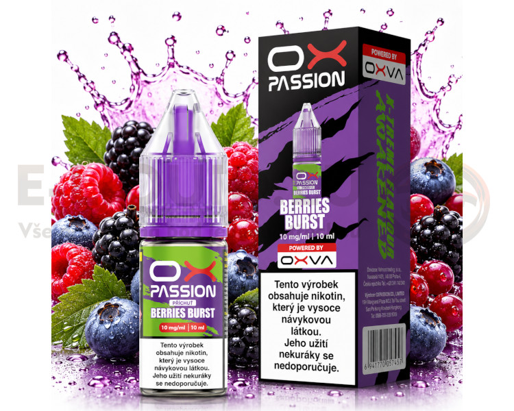 OXVA 10ml - Ox Passion salt - Berries Burst 10mg