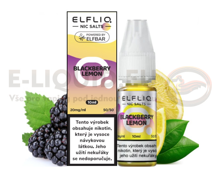 ELFLIQ 10ml - Nic Blackberry Lemon 20mg