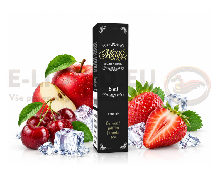 Mistify - Příchuť Shake & Vape - Červené jablko Jahoda Ice