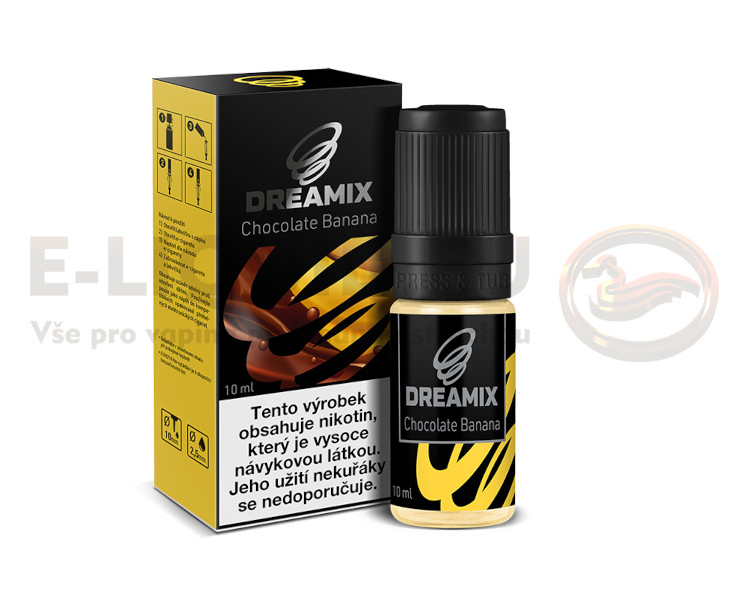 Dreamix 10ml - Čokoládový banán (Chocolate Banana) - 3mg