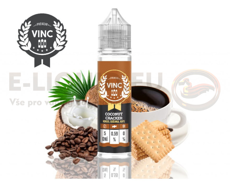 VINC - Příchuť Shake & Vape - Coconut Cracker