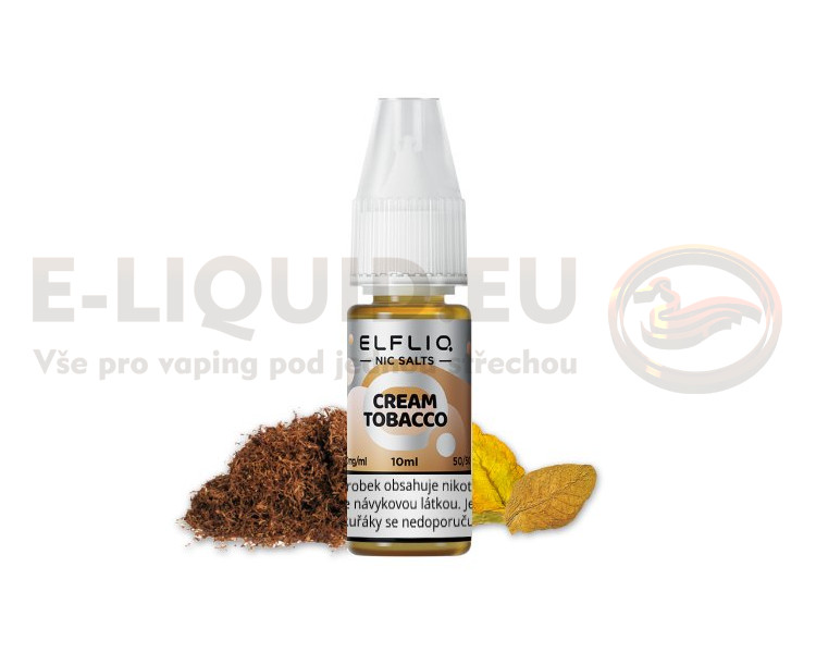 ELFLIQ 10ml - Nic SALT Cream Tobacco 10mg