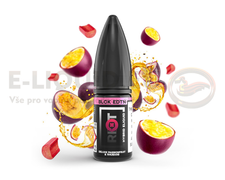 Riot S:ALT 10ml - Deluxe Passionfruit & Rhubarb (Marakuja s rebarborou)