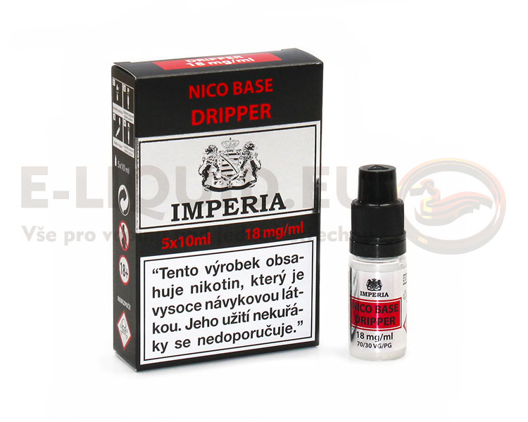 IMPERIA Nico Base DRIPPER (70VG/30PG) 18mg - 5x10ml