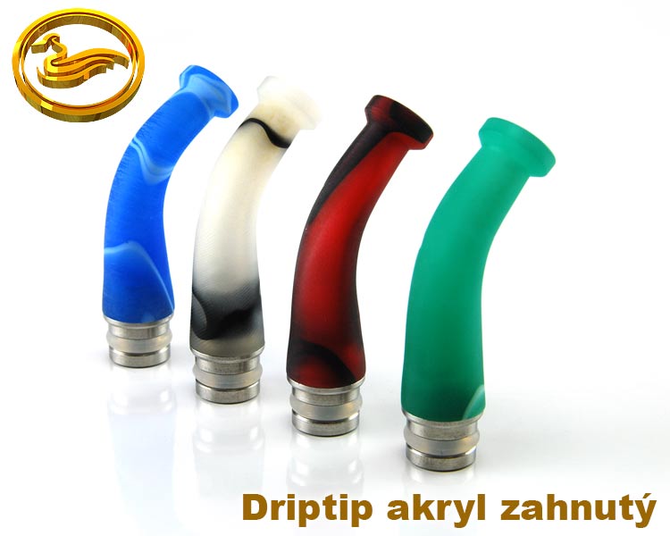 Driptip - akryl zahnutý