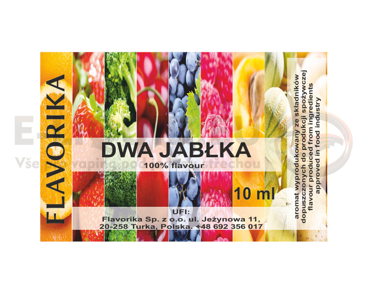 INAWERA - Příchuť do liquidů - Jablka dvě - 10ml