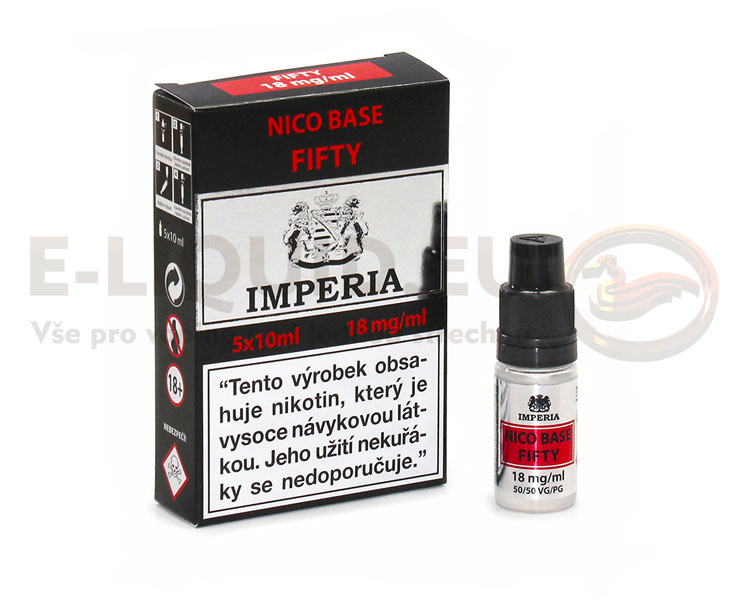 IMPERIA Nico Base FIFTY (50VG/50PG) 18mg - 5x10ml