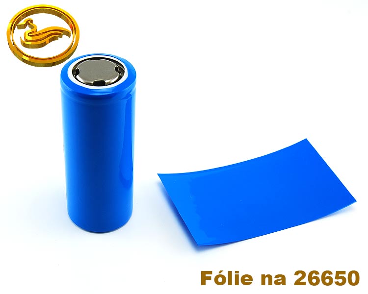 Fólie na baterii 26650 - modrá