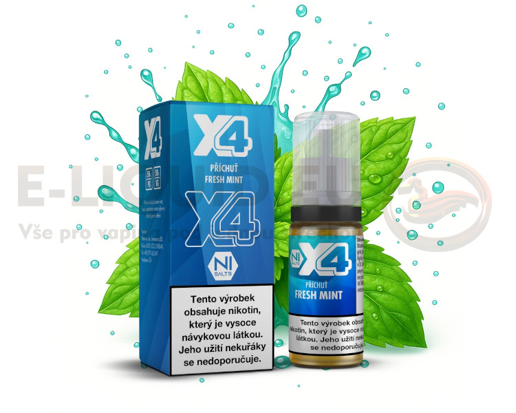 X4 10ml - Bar Juice - Čerstvá Máta (Fresh Mint)