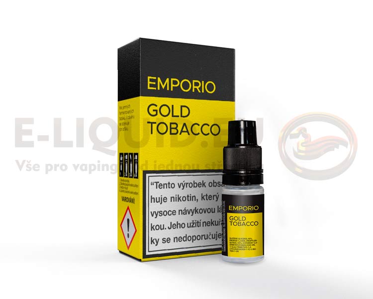EMPORIO - Gold Tobacco 10ml Obsah nikotinu 1,5mg/ml