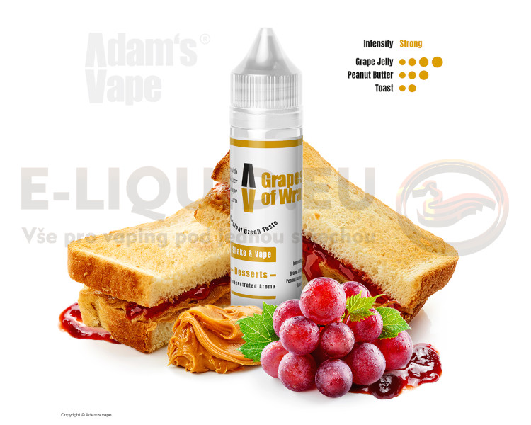 Adams Vape - Příchuť Shake & Vape 12ml - Grapes of Wrath