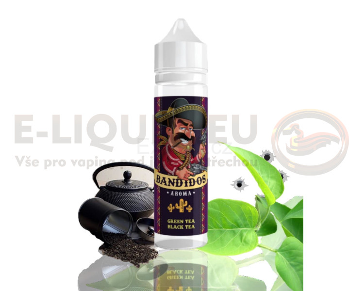 Bandidos - Příchuť Shake&Vape 10ml - Green Tea Black Tea