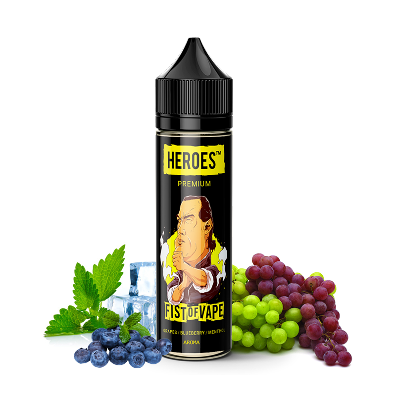 ProVape 20ml - Heroes - Fist Of Vape (Hrozny, borůvka, mentol)