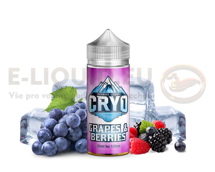 Infamous Cryo - Příchuť Shake & Vape 20ml - Grapes and Berries