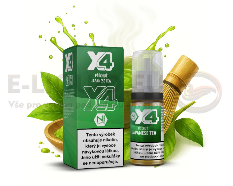 X4 10ml - Bar Juice - Japonský čaj (Japanese Tea)
