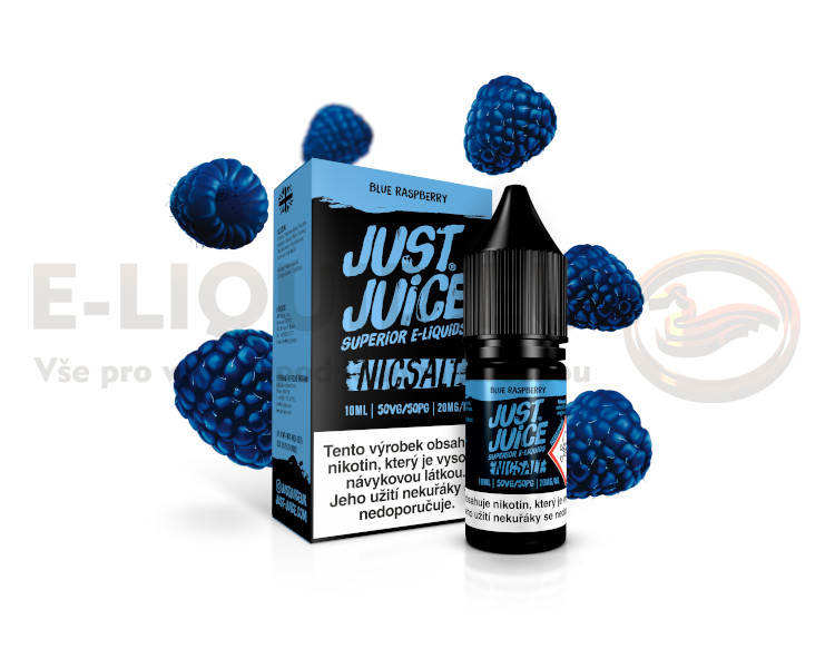 Just Juice Salt 10ml -Blue Raspberry (Modrá malina) - 20mg